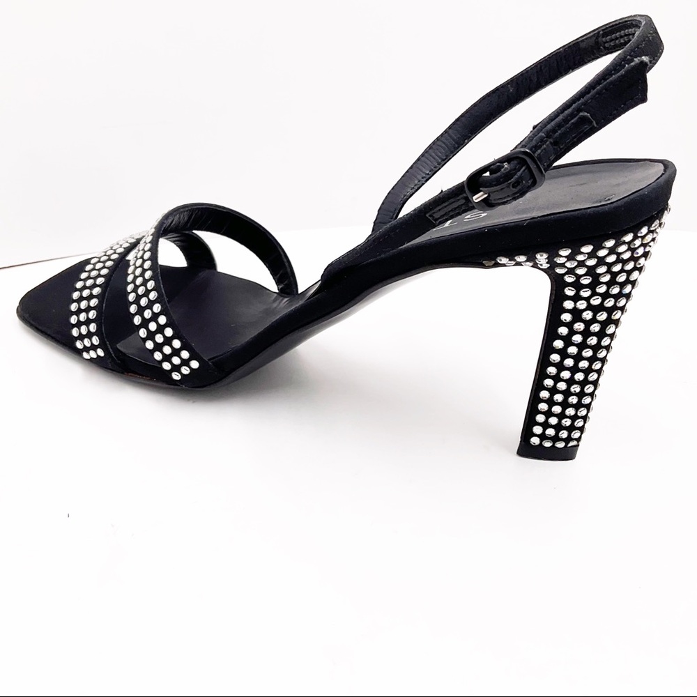 {St.John} Rhinestones Heel Sandals - Picture 15 of 16